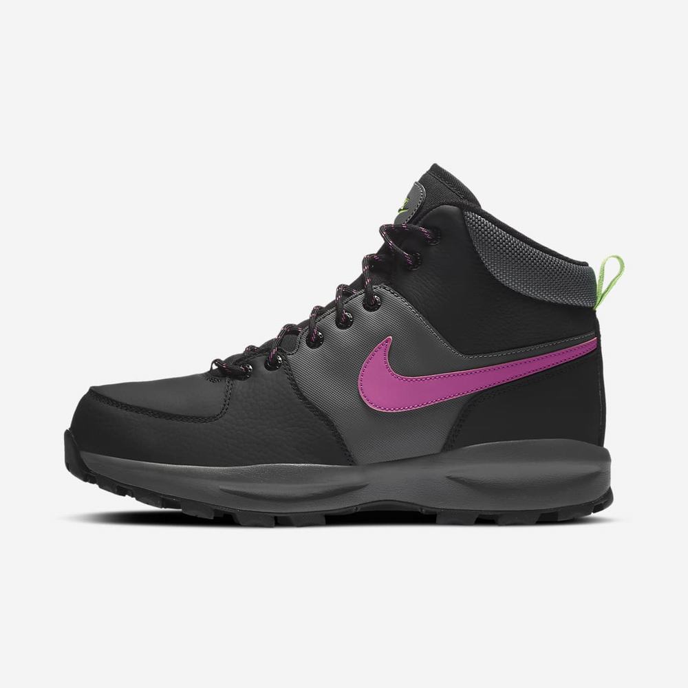 Sneakers Nike Manoa Leather SE Noir 6593-781 Black/Iron Grey/White/Active Fuchsia Homme | VWK-42941605